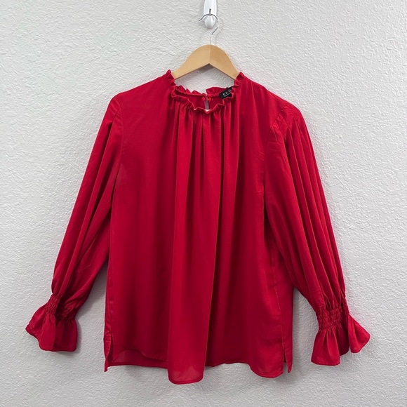 Eloquii red blouse size 14 - Picture 1 of 11